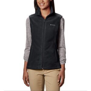 Womens Columbia Benton Springs Fleece Full Zip Outdoor Vest - Sz M